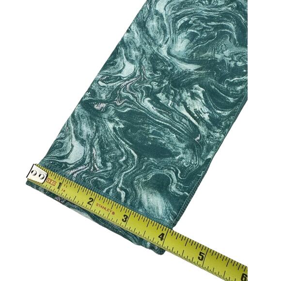 Sweaty Betty Full Length Leggings, Goddess Metallic Foil Green, Size X-LARGE - Picture 8 of 8